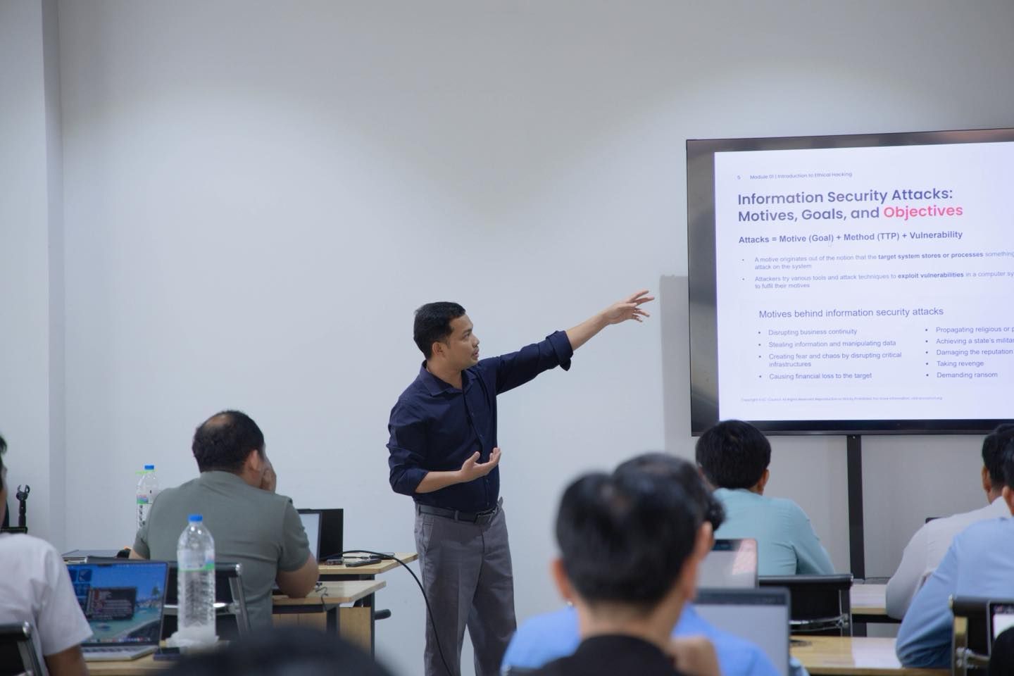 Professional program training at CADT